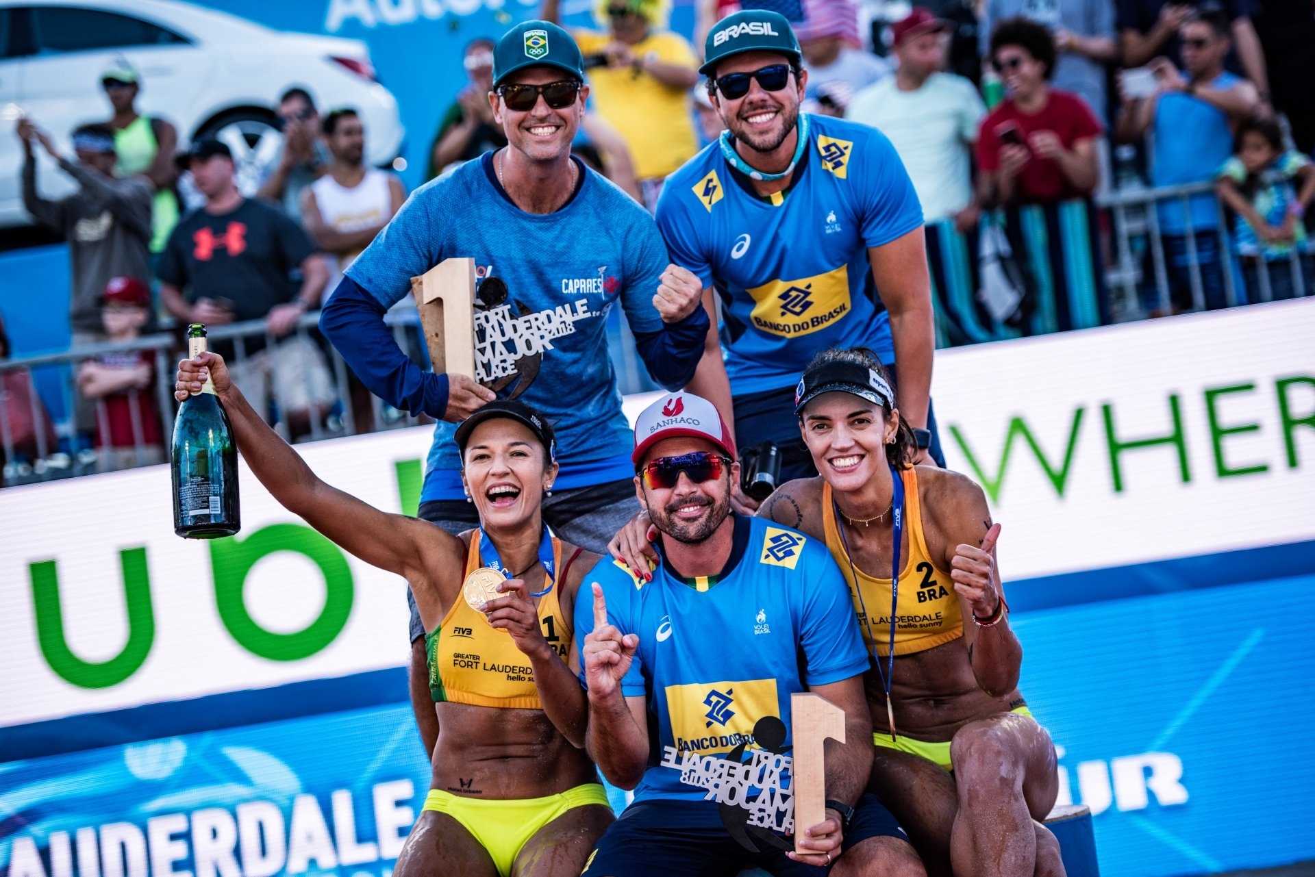 The Brazilians have won the first Major of the year, in Fort Lauderdale