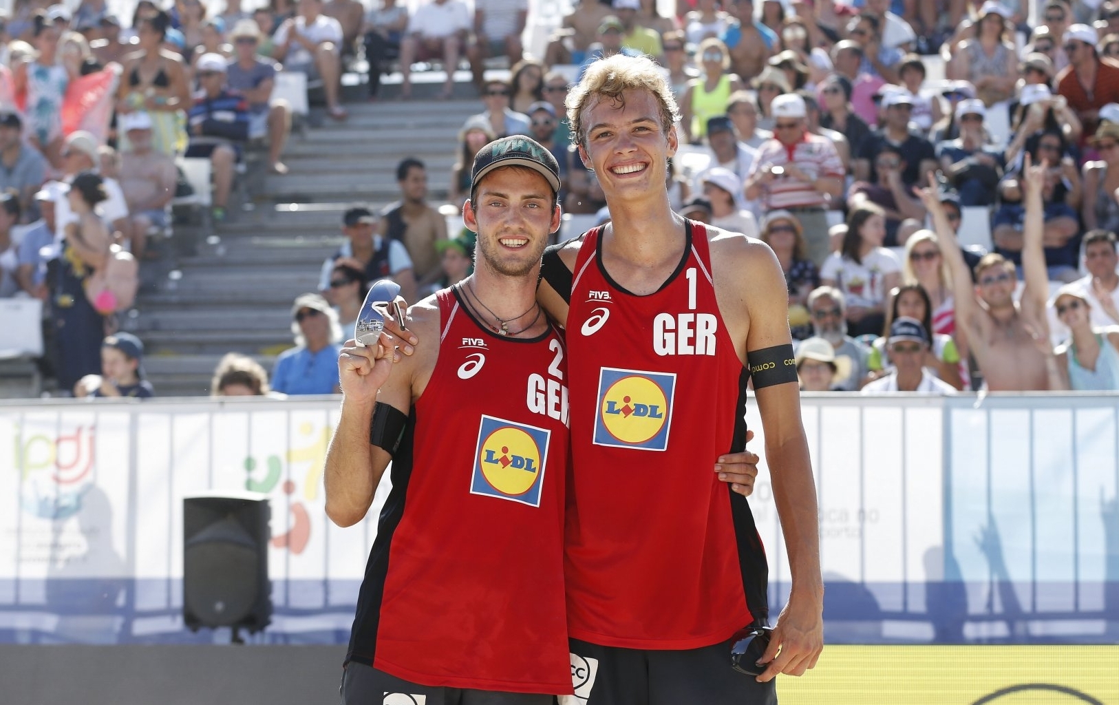 Wickler and Thole won their first-ever World Tour medals in Espinho (Photocredit: FIVB)